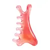 Peine multifuncional con puntos de acupresión, diseño pequeño en forma de delfín para masaje de cabeza, peine de salud para raspar y estimular puntos de acupuntura, herramienta de masaje para el cuero cabelludo y un dispositivo de belleza especial para mujeres