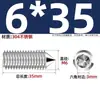 Tornillos de Máquina de Acero Inoxidable 304, Tornillos Prisioneros de Punta, Tornillos Prisioneros de Cabeza Hexagonal Din914