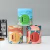 Tubo de Papel para Batido de Té con Leche Personalizado, Logo Impreso a Color, Lata Redonda para Empaque de Alimentos, Tubo para Té, Estampado en Caliente, UV