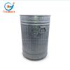 Venta al por mayor de fábrica jardín galvanizado cubo de basura cubo de basura interior metal exterior decorativo cubo de basura