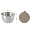 Prato de Molho de Aço Inoxidável 304 com Tampa de Silicone à Prova de Vazamento, Copo para Molho, Cozinha Doméstica, Molho, Tempero, Molho de Soja Selado