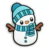 Acessórios de Cabelo Planos Fofos de Natal Capa de Celular Acessórios DIY Patch de Borracha Macia PVC Desenho Animado Boneco de Neve de Inverno