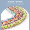 Grânulos de Ábaco Vintage Japonês com Esmalte Colorido Esmalte Rosa Material para Joias Artesanais DIY Acessórios de Pulseira