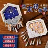 Ímã de Geladeira imitação Brocado Song Prata Miao DIY Artesanal Ímã de Geladeira Estilo Chinês Decoração Ornamentação para Atividade de Team Building Cultural e Criativa da Comunidade