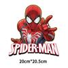Novo padrão Homem-Aranha Acessórios decorativos DIY para roupas Impressão em camiseta tinta branca Impressão por transferência térmica Hot stamping agora uma peça