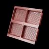 Fabricante de origen Embalaje de cuatro compartimentos Blíster Material de PVC rojo Caja de embalaje de plástico antiestático Producto transfronterizo de gran venta