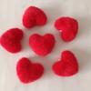 Accesorios de Corazón Rellenos de Algodón al por Mayor 5, 6 cm, Ropa, Bolsos, Teléfonos Móviles, Accesorios en Forma de Corazón, Pasadores, Accesorios para el Cabello, Broches, Accesorios