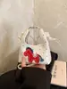 Bolso Transfronterizo de Moda Coreana de Nicho para Niñas, Nuevo Monedero Versátil de Moda, Bolso Cruzado de Hombro Retro Portátil