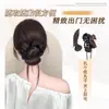 Adereço de Coque Presilha de Garra Elástico de Cabelo Ferramenta para Penteado de Coque Natural Fofo Adereço de Coque Baixo