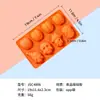 Nuevo Molde de Silicona para Chocolate de Halloween Grado Alimenticio Murciélago Araña Calavera Calabaza Herramienta para Mousse Venta al por Mayor