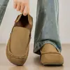 Zapatos Birkenstock Gruesos de Estilo Old Money Vintage para Hombre, Mocasines Slip-On de Cobertura Total para Otoño, Mocasines con Plataforma para Aumentar la Altura