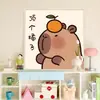 [Personalizado] Pintura Decorativa para Sala de Estar Estabilizadora del Ánimo de Capibara, Decoración de Dibujos Animados Linda y Adorable para la Cómoda del Dormitorio