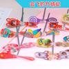 Novo Desenho Animado Libélula de Bambu Voadora Brinquedos DIY Artesanais Brinquedos Interativos Nostálgicos de Fada Voadora para Jardim de Infância ao Ar Livre