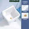 Fregadero de Cerámica para Fregona de Balcón, Cubeta para Fregona de Piso, Fregadero de Pie para Fregona Doméstica de Baño