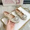 Zapatos Individuales para Niña con Hebilla de Pedrería 2026 Nueva Colección Primavera Verano Estilo Coreano para Niña Zapatos de Piel Zapatos de Rendimiento de Suela Suave para Niños Zapatos de Princesa