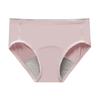 Calças femininas tia cintura média algodão virilha cuecas menstruais à prova de vazamentos tamanho grande cueca feminina menstrual