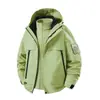 Chaqueta a Prueba de Viento e Impermeable Tres en Uno para Otoño/Invierno para Hombres y Mujeres, con Forro Polar Desmontable, Juego de Dos Piezas para Senderismo, Ciclismo, Montañismo