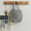 Bolsa Saco de Crochê de Algodão Chic de Primavera 2026 Nova Bolsa Transversal para Férias Preguiçosas Design de Nicho Bolsa para Celular