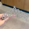 Crianças High-end Crown Headwear Princess Hair Clip Girl's Crown Comb Little Girl's Performance Hair Comb High-end Sense Hair Clip
