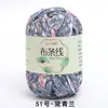 Línea de hilo de tela al por mayor de fábrica Hyun-A con gancho hecho a mano material DIY bolsa línea de tela de color al por mayor en stock