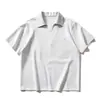 Camisa Polo de Manga Corta con Cuello Campana Falsa de Dos Piezas Rumeng para Hombre, Estilo Veraniego Old Money, Camiseta Simple y Versátil para Negocios Casual