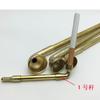 Yitian Pipa Retráctil Varilla Larga Bolsa para Tabaco Seco Viejo Pipa de Pipa para Tabaco Antigua Cobre Antiguo Artículos Varios