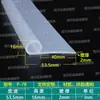 Tira de vedação tipo P de silicone resistente a altas temperaturas, vedação dupla tipo P para gabinete de vapor, tira de vedação de silicone tipo B em forma de 9 para equipamentos de alimentos