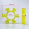 T95 tendón de res almohadilla hexagonal bomba de agua par rueda tendón de res elastómero flor de ciruelo rueda hexagonal 105 poliuretano bloque hexagonal punto