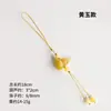 Chaveiro de Pedra de Cristal Natural Runya, Pingente de Celular Anti-Perda, Cordão Chaveiro Desmagnetizador de Cascalho Atacado