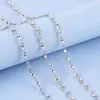 Colar Corrente de Prata Esterlina S925 Elo Torcido Gola Emagrecimento Simples Com Corrente Gargantilha Nicho Corrente Lisa