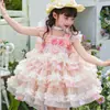 Flor Caída Lolita Verano Hada de las Flores 2026 Vestido Hinchado Nuevo Estilo Bata Atuendo de Princesa