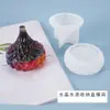 Amapola DIY Molde de Resina de Cristal Caja de Almacenamiento de Gota de Agua Frasco de Almacenamiento de Joyería Soporte de Exhibición Molde de Silicona de Almacenamiento