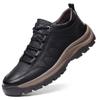 Cross-border plus size PU sapatos masculinos 2023 novos sapatos de caminhada tênis casuais moda lace-up estilo britânico sapatos masculinos da moda