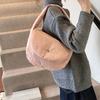 Bolso de Hombro Casual de Nailon Combinable para Mujer 2024 Nuevo Simple Otoño e Invierno Color Sólido Viajero Portátil Bolso de Axila
