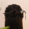 Pasador de Madera con Borlas, Tocado de Pasador, Pasador para Recogido, Accesorios Hanfu, Pasador Tradicional, Pasador para Mujer, Una Pieza al por Mayor