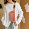 Bolsa de cintura de náilon multicamadas, bolsa feminina, bolsa pessoal casual, bolsa de ombro para celular, moda verão, camuflagem, bolsa de peito transversal