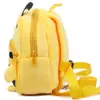 Bolsa de Pelúcia Desenho Animado Fofa para Meninos e Meninas de 1-2 Anos, Mochila para Bebê Antiperda com Guia