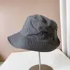 Sombrero de Pescador de Secado Rápido con Ala Larga Delantera y Corta para Mujer, Nuevo de Verano, Elegante, Combinable, Color Sólido, Sombrero tipo Maceta, Sombrero de Tela para Sombra y Protección Solar al Aire Libre