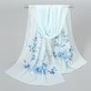 Lenço de Chiffon Estampado Novo Primavera e Outono Clássico Estampa de Leopardo Lenço Joker Feminino Lenço Longo Protetor Solar Atacado XQ295