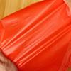Saco de plástico vermelho engrossado portátil conveniente saco de embalagem saco de compras de supermercado saco de comida de plástico atacado