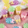 Novo Pirulito de Laço com Glitter Luminoso Desenho Animado Joias de Resina Acessórios de Cabelo Materiais Presilhas de Cabelo Fofas para Crianças