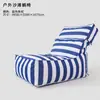 Sofá Perezoso de Playa para Exteriores Silla Lounge Impermeable Saco de Frijol de Respaldo Alto Silla de Ocio para Playa, Piscina, Camping