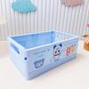 Caixa de Armazenamento de Mesa para Bebê de Três Anos Desenho Animado Estilo Japonês Coração de Menina Produtos de Skincare Caixa Organizadora Mini Dobrável Cesta para Diversos