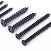 Tornillos Autoperforantes de Acero Inoxidable 201 Negros Cabeza Redonda Cruz Tornillos Autoperforantes de Cabeza Panorámica M2/M3/M4/M5/M6
