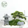 Celebridade da Internet Pin de Boas-Vindas Artificial Personalizado Grande para Paisagismo Interno e Externo Ornamentos Decorativos Atacado Podocarpus Árvore Artificial