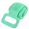 Toalha de banho de silicone, esfoliante potente para as costas para banho, removedor de sujeira e imundície, esfoliante de costas unissex, toalha de costas para banho