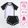 Trajes de baño para niñas, verano 2024, nuevos trajes de baño divididos para niñas, equipo de natación profesional de verano.