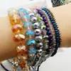 Xingtai Cristal Cuentas Sueltas Joyería Accesorios Chapado Colorido Cabeza de Cuenta de Vidrio Zapatos y Ropa Accesorios Cuentas de Vidrio de Cristal