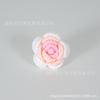 Cabeza de flor artificial tejida a crochet rosa girasol diy accesorios de ropa accesorios accesorios multipétalo