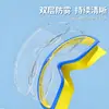 Gafas de natación para niños, impermeables, antivaho, alta definición, profesionales, para miopía, marco grande, set de gorro de natación de buceo, equipo nuevo
